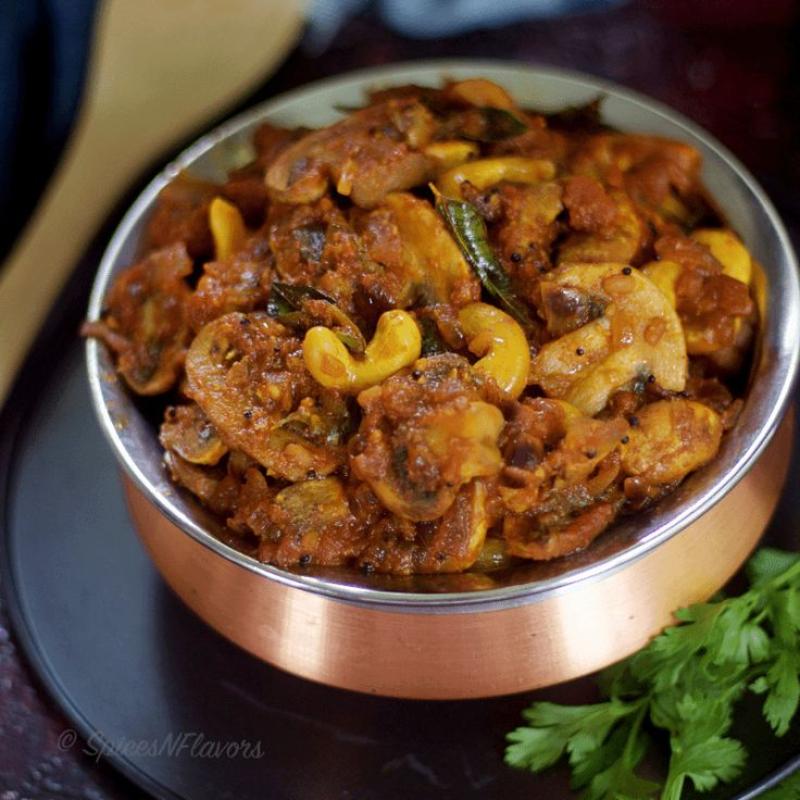 Kaju Mushroom Masala